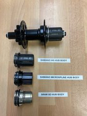 ORBIT TANDEMS Tandem Tour Rear Hub 6 Bolt 48 hole click to zoom image