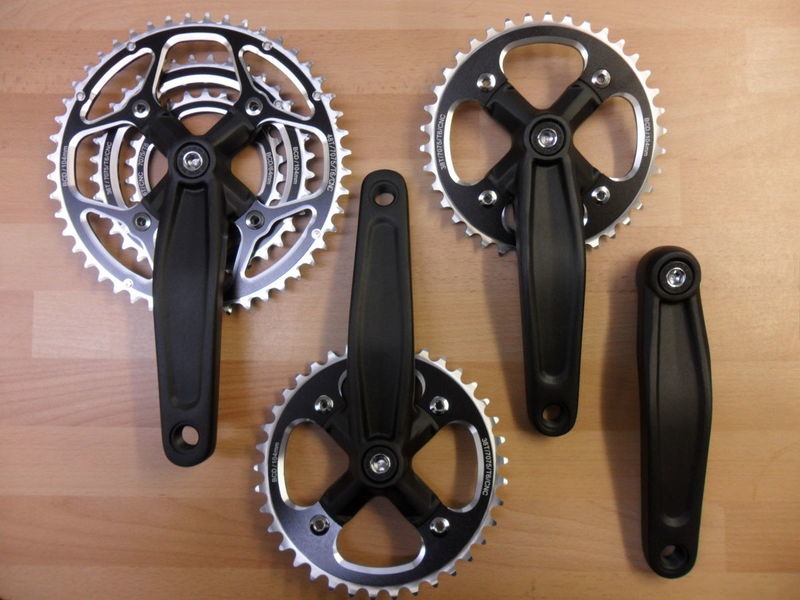 ORBIT TANDEMS Swordfish Crossover chainset 26/36/48 click to zoom image