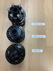 JD TANDEMS Front wheel 700c 48 hole disc 100mm QR, 15 x100mm thru, 15 x 110mm thru click to zoom image