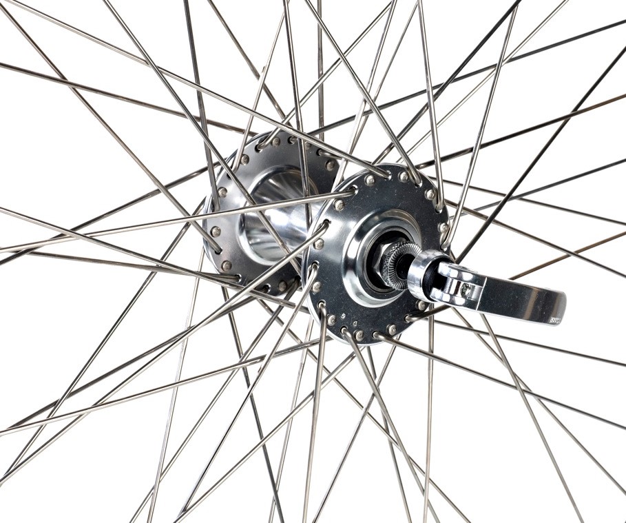 700c front wheel with disc hub