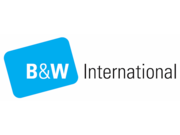 B & W INTERNATIONAL logo